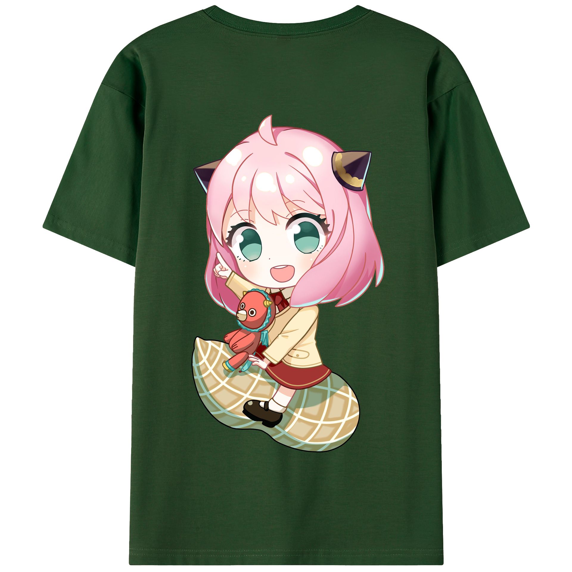 （画像用） SPY×FAMILY间谍家家酒 綿100％半袖Tシャツ（背面プリント）